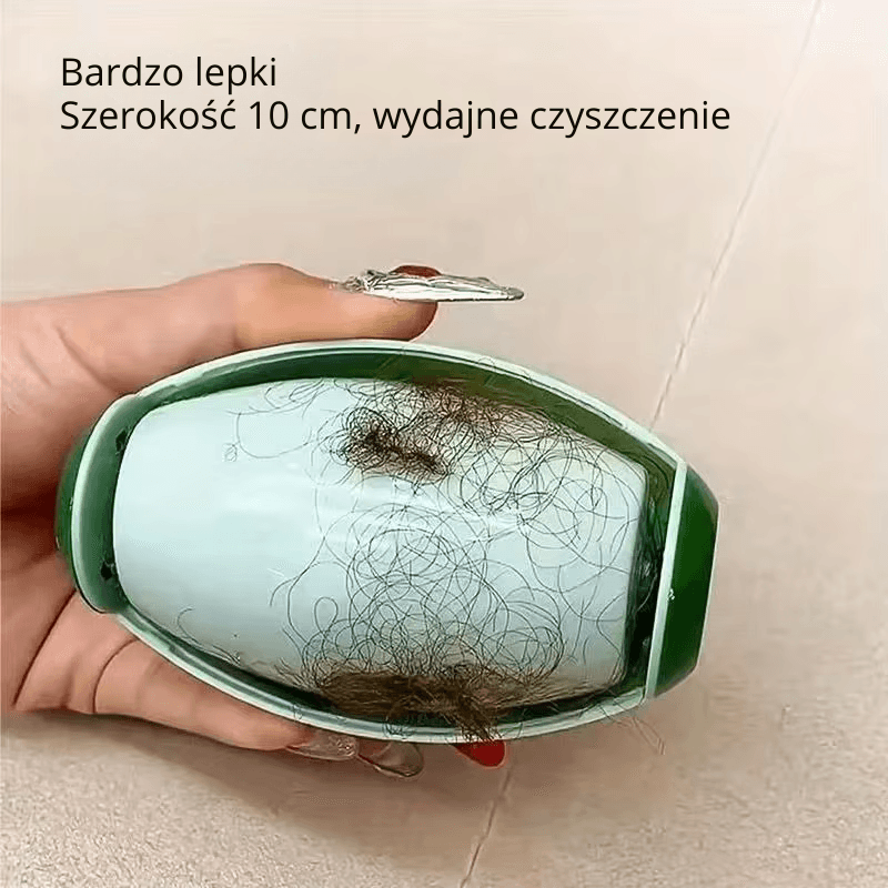 Wielofunkcyjna Rolka do Usuwania Sierści i Kłaczków – Wielorazowy Wałek Lepiący, Mocny, Zmywalny – Do Ubrań, Sierści i Mebli