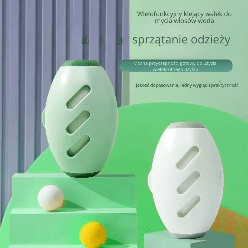 Wielofunkcyjna Rolka do Usuwania Sierści i Kłaczków – Wielorazowy Wałek Lepiący, Mocny, Zmywalny – Do Ubrań, Sierści i Mebli